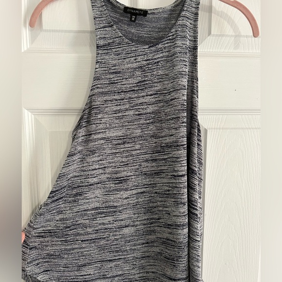 Dynamite Grey Tank Top - Picture 2 of 4